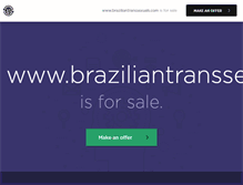 Tablet Screenshot of braziliantranssexuals.com